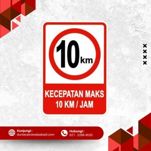 Safety Sign Kecepatan